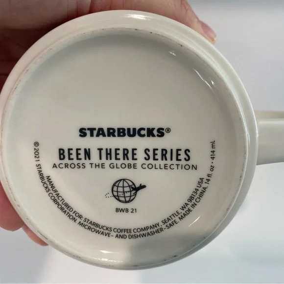 STARBUCKS BEEN THERE SERIES CALIFORNIA GOLDEN STATE COFFEE MUG 14 Oz 2021 - Picture 5 of 6